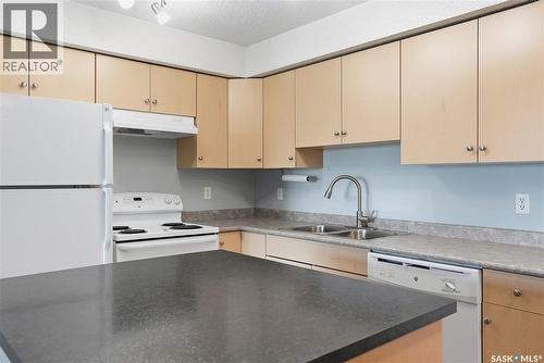 107 303 Lowe Road, Saskatoon, SK - Indoor Photo Showing Kitchen With Double Sink