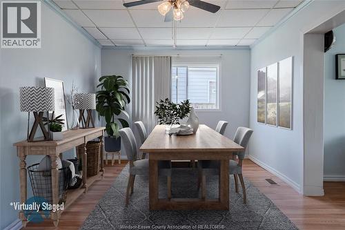 920 Lillian, Windsor, ON - Indoor Photo Showing Dining Room