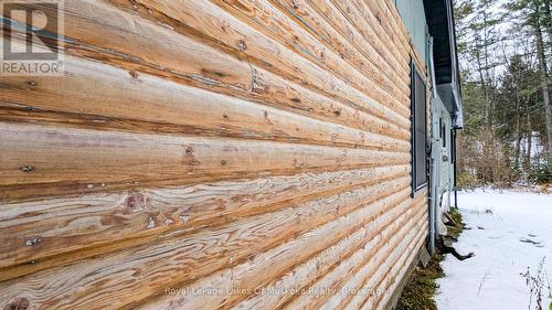 Seller started refinishing process of logs. - 2551 Yearley Road, Huntsville (Stisted), ON - 