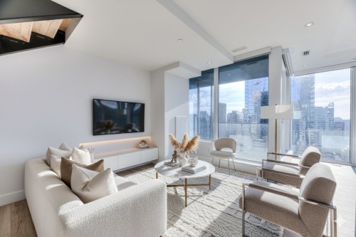 Living Room - Ph4514-435 Boul. René-Lévesque O., Montréal (Ville-Marie), QC - Indoor Photo Showing Living Room