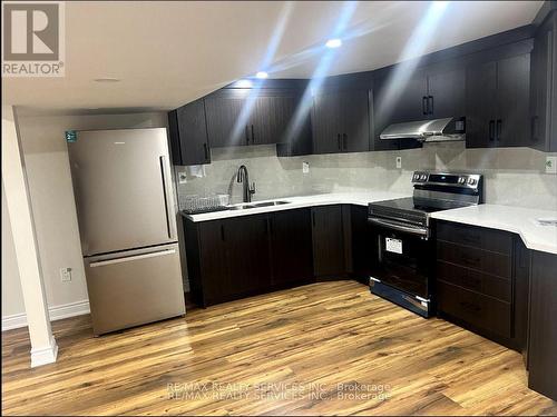 Bsmt - 18 Treegrove Crescent, Brampton, ON - Indoor Photo Showing Kitchen With Upgraded Kitchen