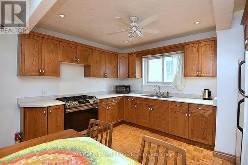 149 Ivon Avenue, Hamilton, ON - Indoor Photo Showing Kitchen With Double Sink