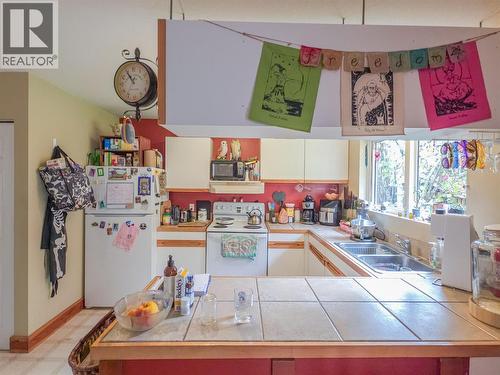 661A C Avenue, Kaslo, BC - Indoor Photo Showing Kitchen With Double Sink