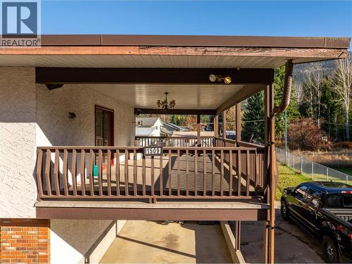 1509 Mountain View Drive, Revelstoke, BC - Outdoor With Deck Patio Veranda With Exterior