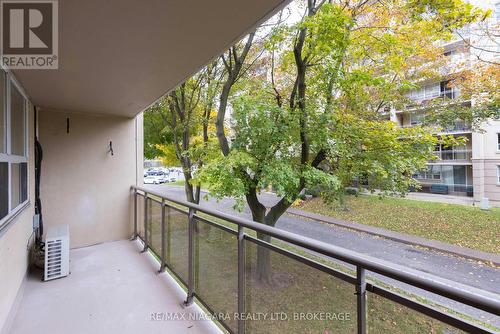 209 - 6390 Huggins Street, Niagara Falls (Stamford), ON - Outdoor With Balcony With Exterior