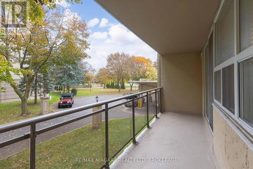 209 - 6390 Huggins Street, Niagara Falls (Stamford), ON - Outdoor With Balcony With Exterior