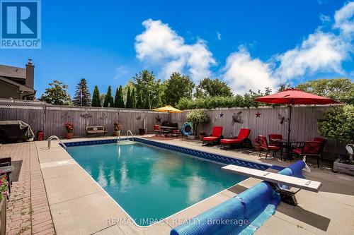 415 Jane Avenue, Oshawa, ON - Outdoor With In Ground Pool With Deck Patio Veranda With Backyard