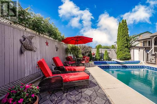 415 Jane Avenue, Oshawa, ON - Outdoor With In Ground Pool With Deck Patio Veranda
