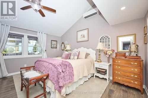 Main Floor Primary Bedroom w/ ceiling fan - 662 Lakeshore Road, Fort Erie (Lakeshore), ON - Indoor Photo Showing Bedroom