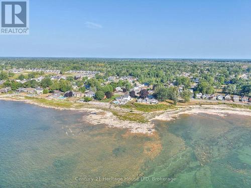 Drone view of Lake Erie from the property - 662 Lakeshore Road, Fort Erie (Lakeshore), ON - Outdoor With Body Of Water With View