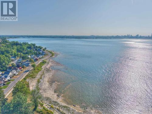 Drone view of Lake Erie from the property - 662 Lakeshore Road, Fort Erie (Lakeshore), ON - Outdoor With Body Of Water With View