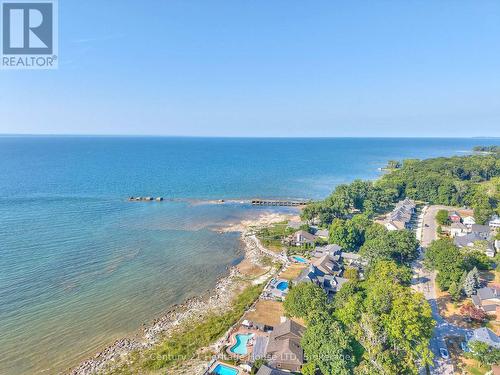 Drone view of Lake Erie from the property - 662 Lakeshore Road, Fort Erie (Lakeshore), ON - Outdoor With Body Of Water With View