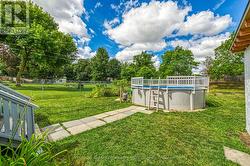 large backyard with new pool - 