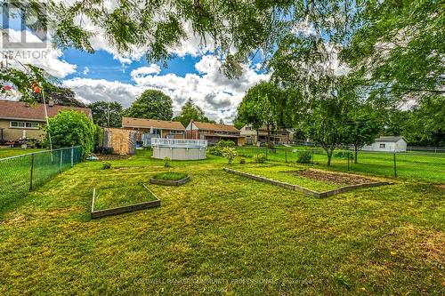 large backyard with new pool - 446 East 36Th Street, Hamilton, ON - Outdoor With Backyard