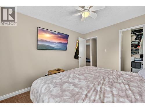 Primary Bedroom Upstairs - 4804 25 Avenue, Vernon, BC - Indoor Photo Showing Bedroom