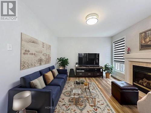 3865 Baycroft Drive, Mississauga, ON - Indoor Photo Showing Living Room With Fireplace