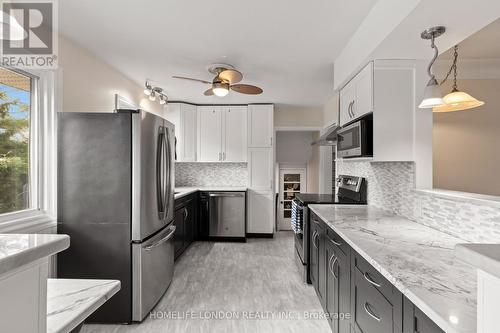 163 Centre Street W, London South (South D), ON - Indoor Photo Showing Kitchen With Upgraded Kitchen
