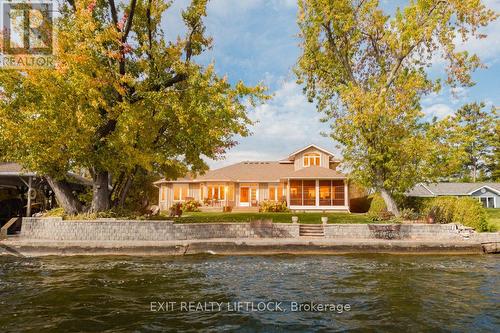 129 Stinson'S Bay Road, Kawartha Lakes (Verulam), ON - Outdoor With Body Of Water With Deck Patio Veranda