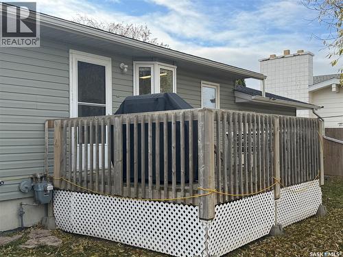 501 7Th Avenue W, Biggar, SK - Outdoor With Deck Patio Veranda With Exterior