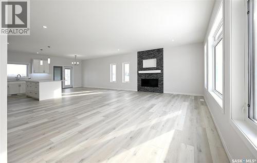 7 2330 Morsky Drive, Estevan, SK - Indoor With Fireplace