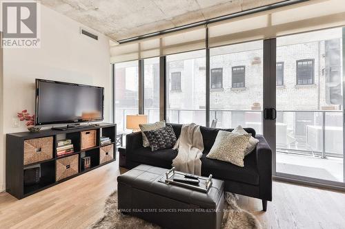 207 - 650 King Street W, Toronto, ON - Indoor Photo Showing Living Room