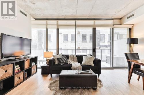 207 - 650 King Street W, Toronto, ON - Indoor Photo Showing Living Room