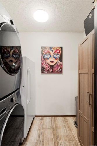 402-1241 Fairfield Rd, Victoria, BC - Indoor Photo Showing Laundry Room