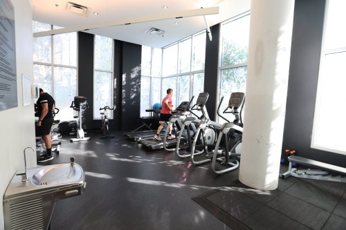 Salle d'exercice - 805-1265 Rue Lambert-Closse, Montréal (Ville-Marie), QC - Indoor Photo Showing Gym Room