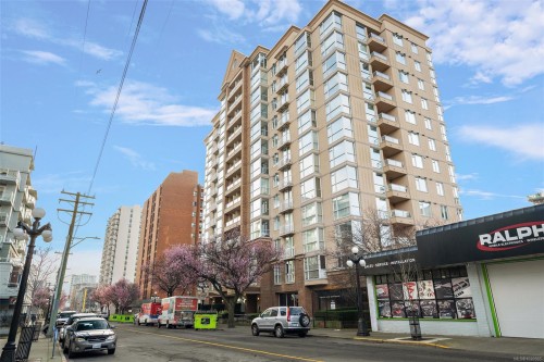1009-835 View St, Victoria, BC - Outdoor With Balcony With Facade