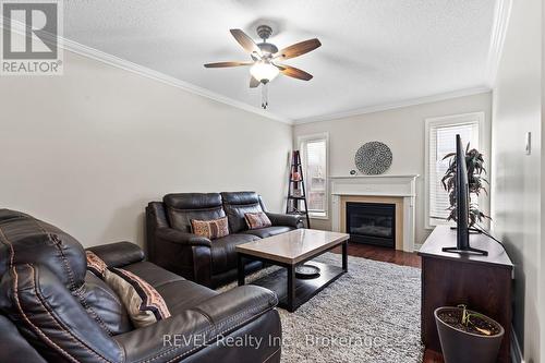 25 Colonel Lyall Street, St. Catharines (Secord Woods), ON - Indoor Photo Showing Living Room With Fireplace