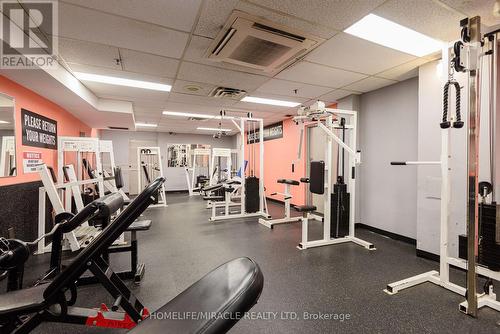 1201 - 714 The West Mall, Toronto, ON - Indoor Photo Showing Gym Room