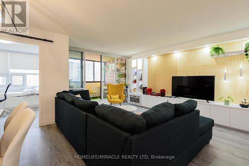 1201 - 714 The West Mall, Toronto, ON - Indoor Photo Showing Living Room