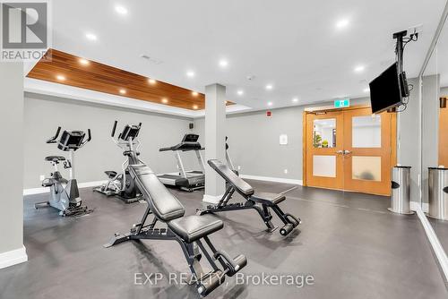 Fitness Room - 302 - 340 Plains Road E, Burlington, ON - Indoor Photo Showing Gym Room