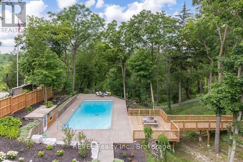 50 Hillcrest Avenue, St. Catharines (Old Glenridge), ON - Outdoor With In Ground Pool With Deck Patio Veranda