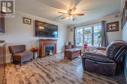 12 Bridgeport Street, Paradise, NL - Indoor Photo Showing Living Room With Fireplace