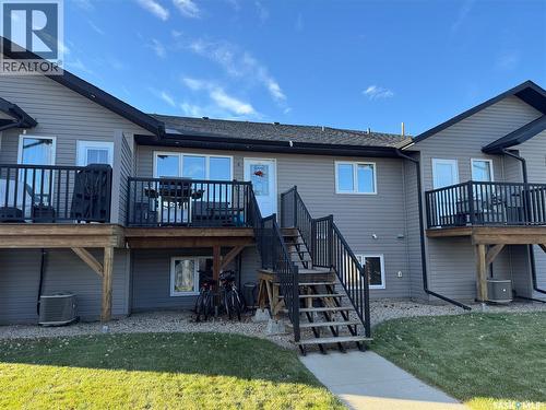 4 110 Centennial Boulevard, Warman, SK - Outdoor With Deck Patio Veranda
