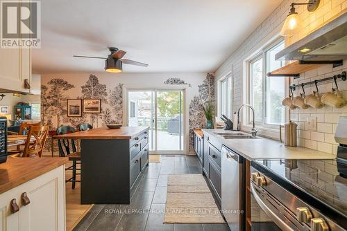 2087 B Grindstone Lake Road, Frontenac (Frontenac North), ON - Indoor Photo Showing Kitchen With Double Sink