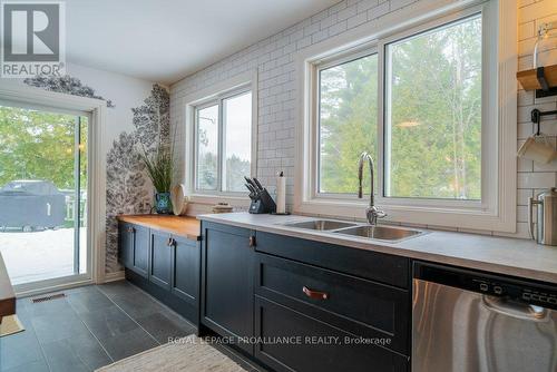 2087 B Grindstone Lake Road, Frontenac (Frontenac North), ON - Indoor Photo Showing Kitchen With Double Sink