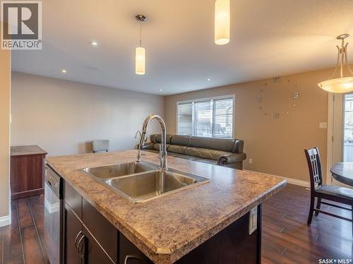 4637 Padwick Road, Regina, SK - Indoor Photo Showing Kitchen With Double Sink