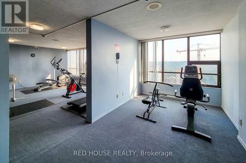 1404 - 75 Queen Street N, Hamilton, ON - Indoor Photo Showing Gym Room