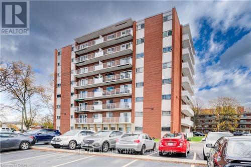 503 - 8 Woodman Drive S, Hamilton, ON - Outdoor With Balcony With Facade
