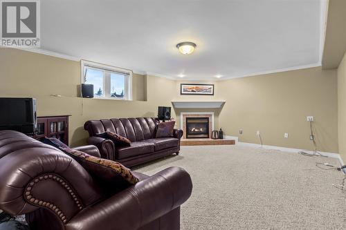 24 Errol Place, St. John'S, NL - Indoor Photo Showing Living Room With Fireplace