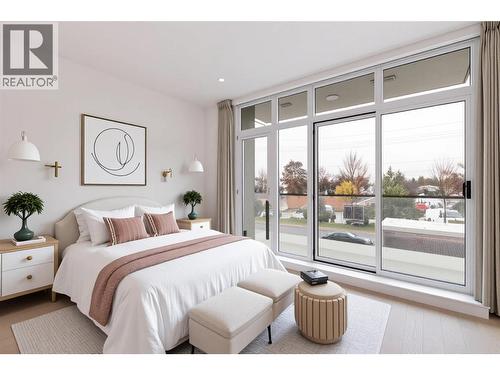 Virtually staged - 3352 Richter Street, Kelowna, BC - Indoor Photo Showing Bedroom