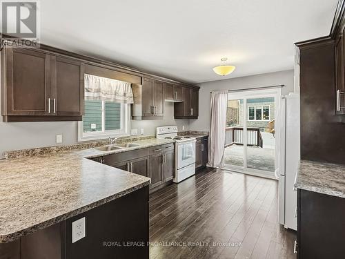 8 Tessa Boulevard, Belleville (Belleville Ward), ON - Indoor Photo Showing Kitchen With Double Sink