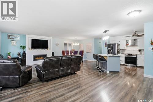 155 Catherwood Crescent, Regina, SK - Indoor With Fireplace
