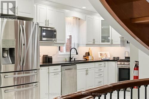 86 Rollo Drive, Ajax (South East), ON - Indoor Photo Showing Kitchen With Stainless Steel Kitchen With Upgraded Kitchen