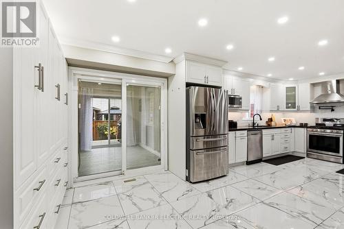 86 Rollo Drive, Ajax (South East), ON - Indoor Photo Showing Kitchen With Stainless Steel Kitchen With Upgraded Kitchen