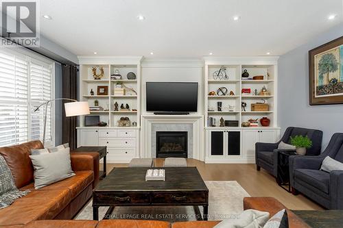 2472 Chaplin Road, Oakville, ON - Indoor Photo Showing Living Room With Fireplace