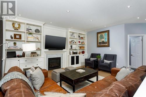 2472 Chaplin Road, Oakville, ON - Indoor Photo Showing Living Room With Fireplace
