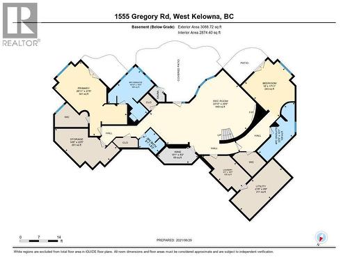 Floor Plan Lower - 1555 Gregory Road, West Kelowna, BC - Other
